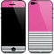 Pink and Grey Stripes iPhone 5/5s/5SE Skin