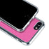 Pink and Grey Stripes iPhone SE (2nd & 3rd Gen) Clear Case