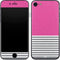 Pink and Grey Stripes iPhone SE (2nd & 3rd Gen) Skin
