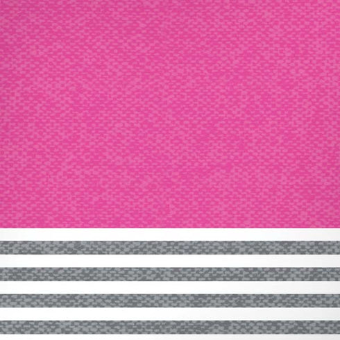 Pink and Grey Stripes iPhone XR Skin
