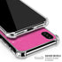 Pink and Grey Stripes iPhone XS Max Clear Case