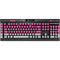 Pink and Grey Stripes K95 RGB PLATINUM Mechanical Gaming Keyboard Skin