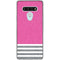 Pink and Grey Stripes LG Stylo 6 Clear Case