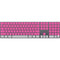 Pink and Grey Stripes Magic Keyboard with Numeric Keypad Skin