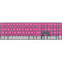 Pink and Grey Stripes Magic Keyboard with Numeric Keypad Skin