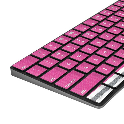 Pink and Grey Stripes Magic Keyboard with Numeric Keypad Skin