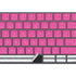 Pink and Grey Stripes Magic Keyboard with Numeric Keypad Skin