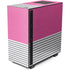 Pink and Grey Stripes NZXT H510 Compact ATX Mid-Tower Case Skin