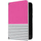 Pink and Grey Stripes Surface Duo Skin