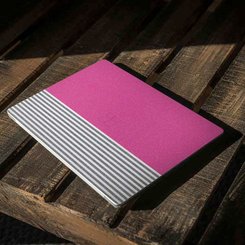 Pink and Grey Stripes Surface Laptop 2 Skin