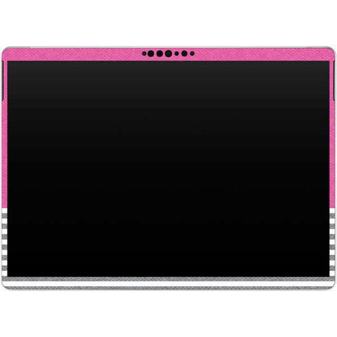 Pink and Grey Stripes Surface Pro 8 Skin