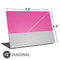 Pink and Grey Stripes Universal Laptop 12in (9.8 x 6.8in) Skin