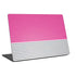 Pink and Grey Stripes Universal Laptop 16.6in (13.4 x 9.7in) Skin