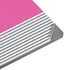 Pink and Grey Stripes Universal Laptop 16.6in (13.4 x 9.7in) Skin