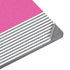 Pink and Grey Stripes Universal Laptop 16in (13 x 9.4in) Skin