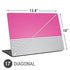 Pink and Grey Stripes Universal Laptop 17in (13.8 x 10in) Skin