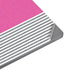 Pink and Grey Stripes Universal Laptop 18in (14.6 x 10.6in) Skin