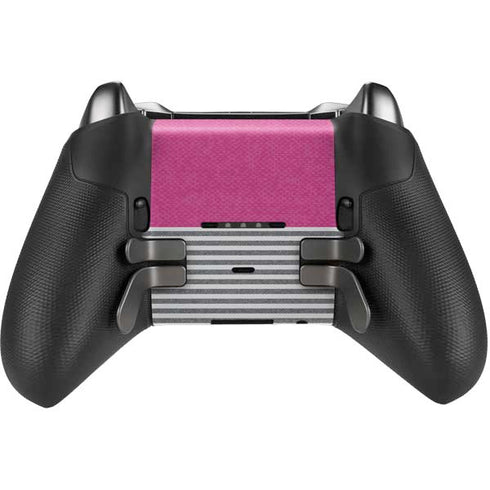 Pink and Grey Stripes Xbox Elite Wireless Controller Series 2 Skin