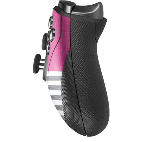 Pink and Grey Stripes Xbox Elite Wireless Controller Series 2 Skin