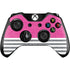Pink and Grey Stripes Xbox One Controller Skin
