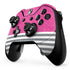 Pink and Grey Stripes Xbox One Elite Controller Skin