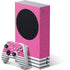 Pink and Grey Stripes Xbox Series S Bundle Skin