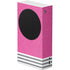 Pink and Grey Stripes Xbox Series S Console Skin