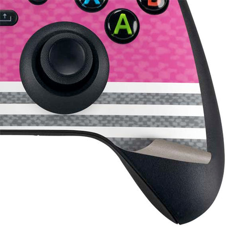 Pink and Grey Stripes Xbox Series X Bundle Skin