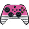 Pink and Grey Stripes Xbox Series X Controller Skin