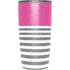 Pink and Grey Stripes Yeti 20oz Tumbler Skin