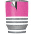 Pink and Grey Stripes Yeti 30oz Rambler Tumbler Skin