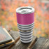 Pink and Grey Stripes Yeti 30oz Rambler Tumbler Skin