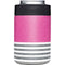 Pink and Grey Stripes Yeti Colster Can Insulator Skin
