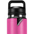 Pink and Grey Stripes YETI Rambler 26oz Bottle Skin