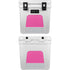 Pink and Grey Stripes YETI Roadie 24 Hard Cooler Skin