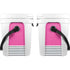 Pink and Grey Stripes YETI Roadie 24 Hard Cooler Skin