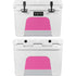 Pink and Grey Stripes YETI Tundra 35 Hard Cooler Skin