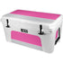 Pink and Grey Stripes YETI Tundra 65 Hard Cooler Skin