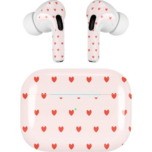 Pink and Red Hearts AirPods Pro 2nd Gen Skin