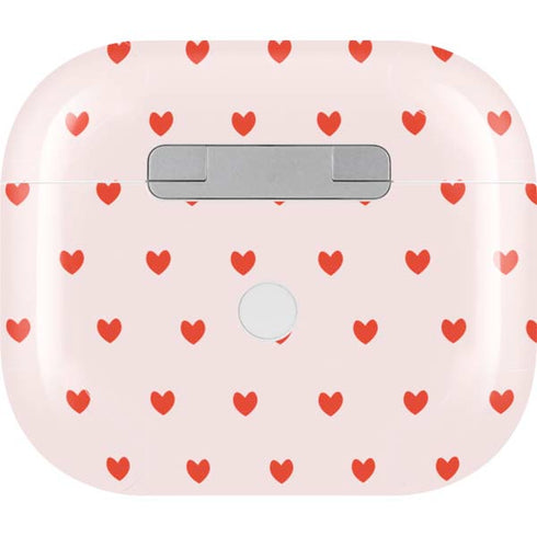 Pink and Red Hearts Apple AirPods (3rd Gen 2021) Skin