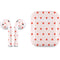 Pink and Red Hearts Apple AirPods Skin