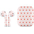 Pink and Red Hearts Apple AirPods Skin