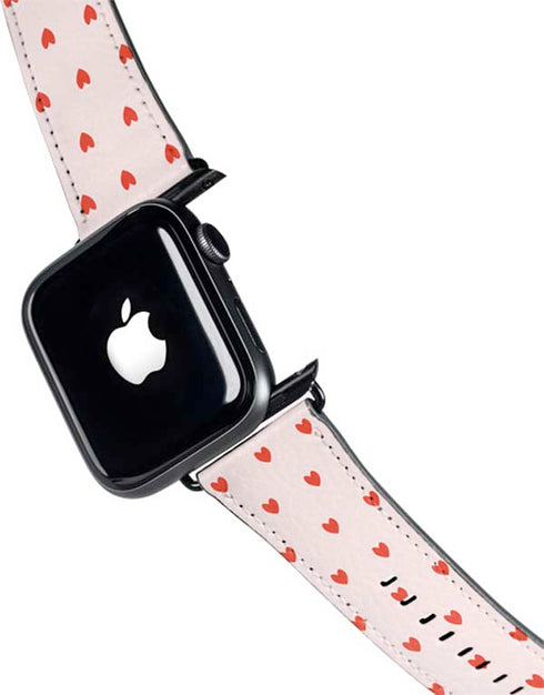 Pink and Red Hearts Apple Watch Band 38-40mm