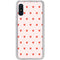 Pink and Red Hearts Galaxy A10e Clear Case