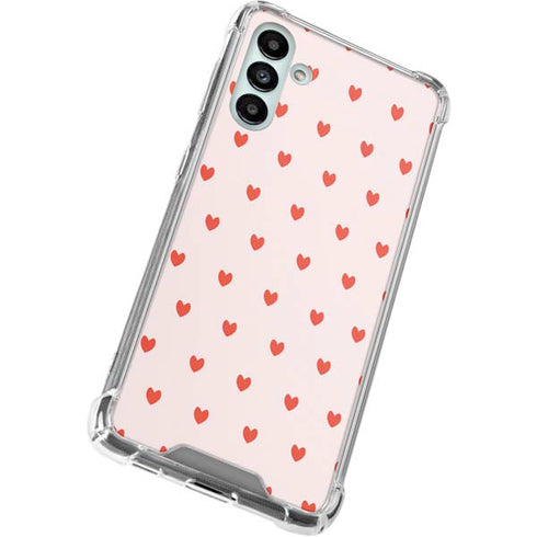 Pink and Red Hearts Galaxy A13 5G Clear Case