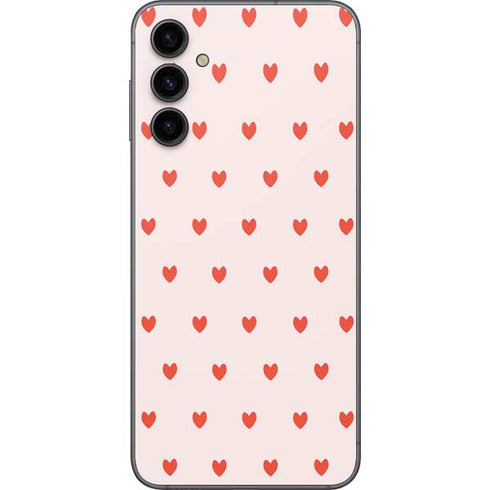 Pink and Red Hearts Galaxy A14 5G Skin