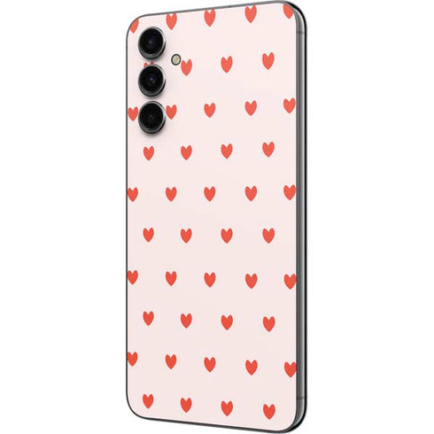 Pink and Red Hearts Galaxy A14 5G Skin