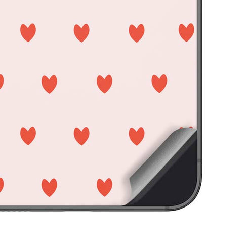 Pink and Red Hearts Galaxy A14 5G Skin