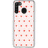 Pink and Red Hearts Galaxy A21 Clear Case
