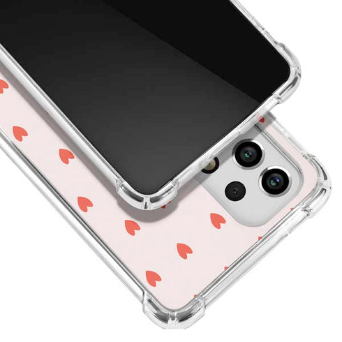 Pink and Red Hearts Galaxy A53 5G Clear Case